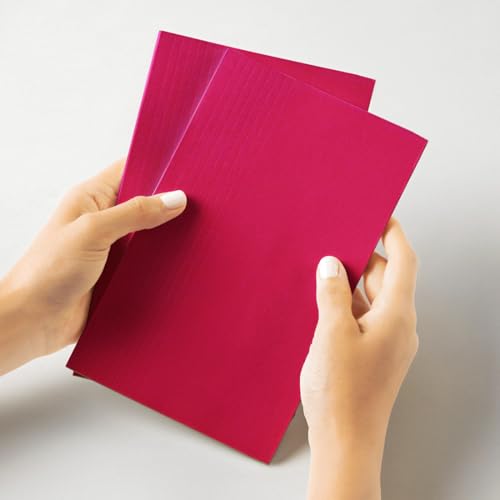 Image of Record Note Book, Wine Red | A5 - Ruled Grid Pages | 96 Pages - 100GSM Pages with Soft Cover | Ideal for Office, College, School, Journaling, Meeting & More