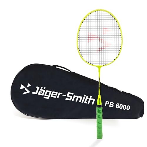 Jager-Smith PB 6000 Aluminium Badminton Racquet with Tempered Steel Shaft and Full Cover Suitable for Kids Age 6-11 Years (Made in India) (B0DBM488RB) Amazon Price History, Amazon Price Tracker