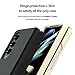 araree AERO Flex Samsung Galaxy Z Fold 4 Case with Hinge Protection,Full Protective Slim Cover,Protective Body (PC) with Hinge Protector (TPU), Compatible with Samsung Galaxy Z Fold 4 5G – Black