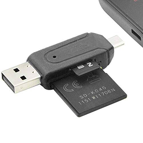 AURSINC NanoVNA USB C & USB 3.0 OTG Card Reader and 2-in-1 Memory Card Reader with Dual Connectors Compatible with NanoVNA-H & Antenna Analyzer | Contained with 32GB Micro SD Card