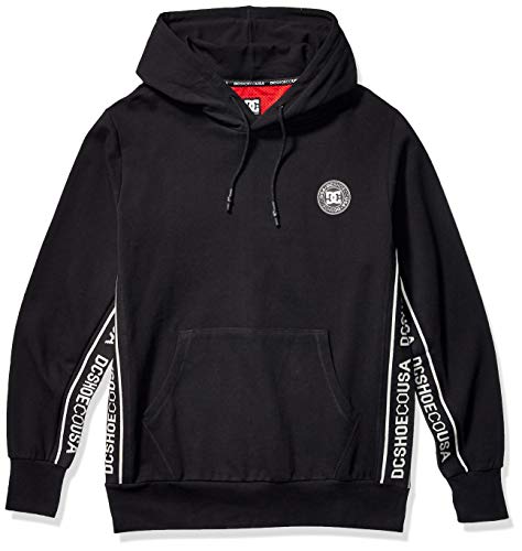 DC Men's PRESNEN Pullover Fleece, Black, S