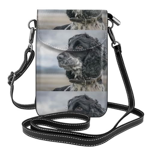 Portefeuille en cuir PU Cocker Spaniel finitions de haute qualité