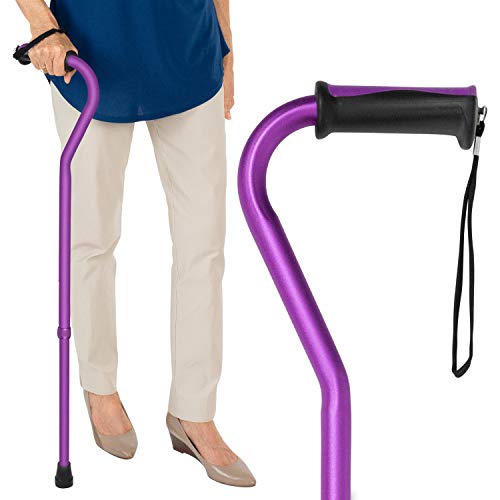 Vive Walking Cane - for Men & Women - Portable, Adjustable Offset Balance