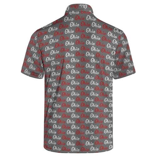 Camiseta Polo para Hombre, de Manga Corta, con Diseño Divertido para Golf, Estilo Hawaiano miniatura 4