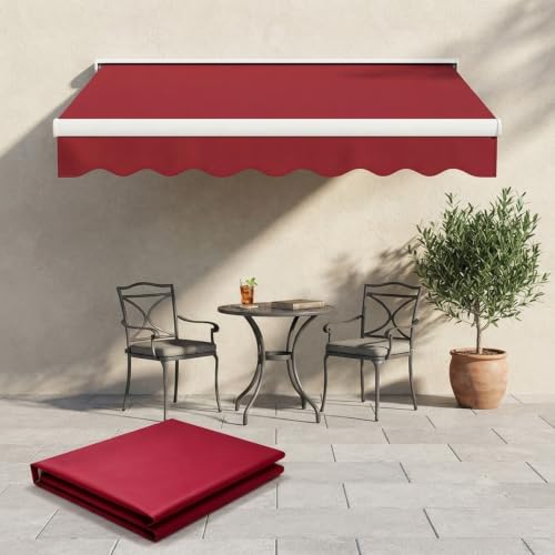 Tela de repuesto para toldo retráctil acrílica e impermeable de 580x300 cm para terrazas 2
