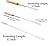 Marshmallow Roasting Sticks Wooden Handle Set of 12 Smores Skewers Telescoping Forks 32 inch with Portable Bag for Hot Dog Campfire Camping Stove BBQ Tools