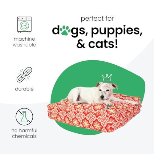 Molly Mutt Small Dog Bed Cover - Papillon Print - Measures 22”x27”x5’’ - 100% Cotton - Durable - Breathable - Sustainable - Machine Washable Dog Bed Cover by Molly Mutt - Image 3