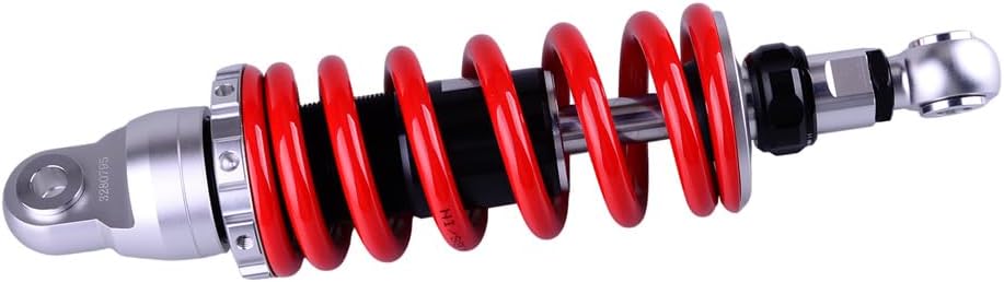 Mallofusa Motorcycle 11.8" 300mm Air Shock Absorbers Rear Suspension 500LBS Heavy Duty Universal Fit For Honda Yamaha ATV Go Kart Quad Dirt Sport Bikes 1PC Eye-to-Eye