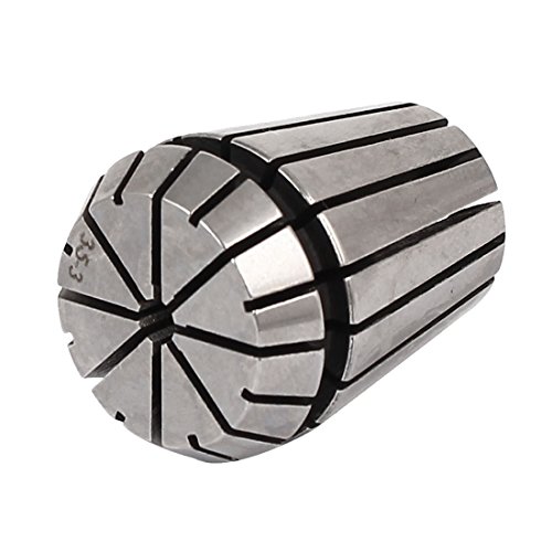 Sourcingmap ER25 3.5mm Clamping Dia 65 Manganese Steel Spring Collet CNC Lathe Milling Chuck