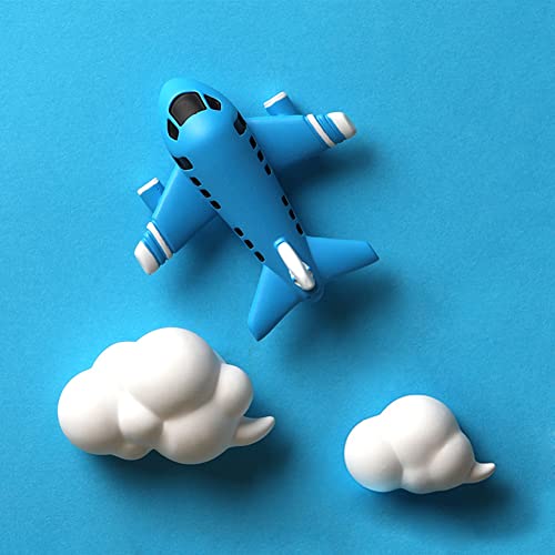 Imán de Refrigerador Avión y Nubes, Set 3 Piezas