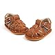 Sehfupoye Baby Jungen Mädchen Sommer Sandalen Anti-Rutsch Weiche Sohle Kleinkind First Walker Schuhe Neugeborenes PU Leder Casual Sandalen 6-12M