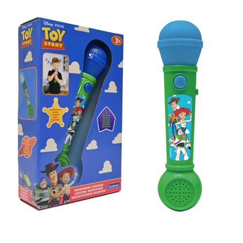 Lexibook, Toy Story, Microphone Lumineux, Effets de lumière Multicolores, Sons d'applaudissements,...