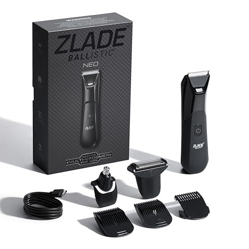 Zlade Ballistic Neo All in One Trimmer for Men | Beard, Body, Nos...