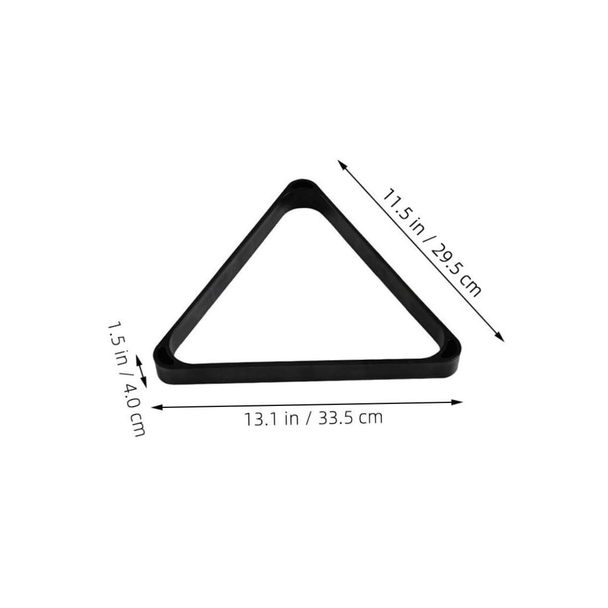 Hemoton 2Pcs Pool Billiard Triangle Rack Durable Billiard Ball Organizer Stable Design for Home Party Club Use Essential Billiard Accessory for Amateurs Professionals