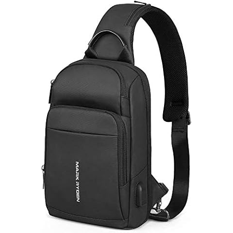 MS Bolso de hombro antirrobo bandolera en el pecho mochila cruzada impermeable Cover