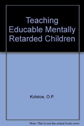 Teaching Educable Mentally Retarded Children 0030782155 Book Cover