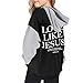 Kid JESUS Tracksuit Girls Boys Fashion Winter Pants Set Breathable Stylish Christian Hoodie & Sweatpants Sweat Suits (US Szie 90, 10-11 Years, Black)