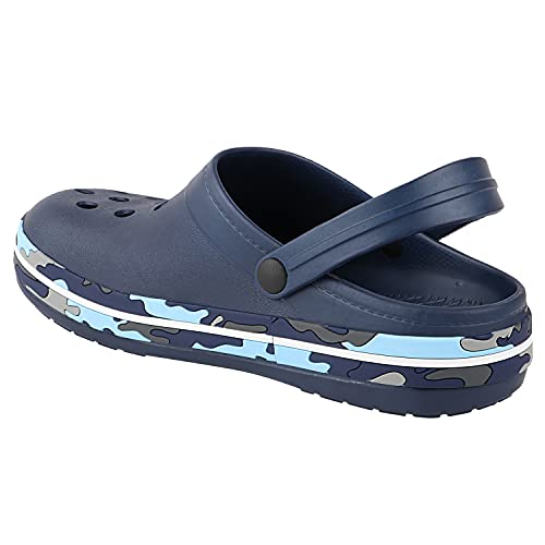 Image of NEOZ Men's Casual Clogs /Sandals with Adjustable Back Strap for Adult | Comfortable & Light Weight | Stylish & Anti-Skid | Waterproof & Daily Flipflops
