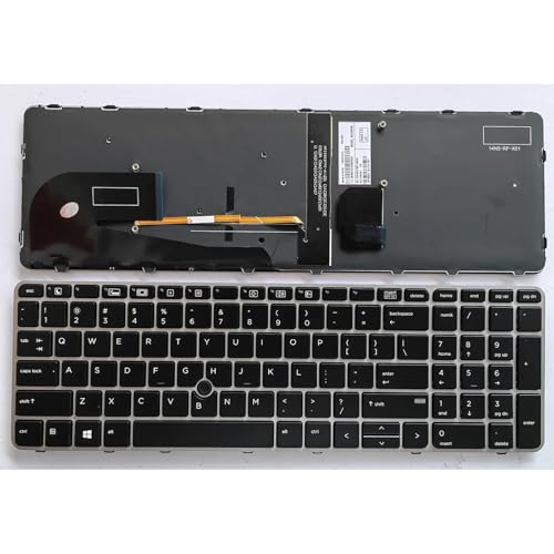 Clavier rétroéclairé haute précision pour HP Zbook 15u G3 G4 disposition US