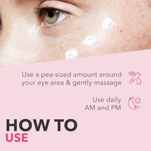 Beyou. Caffeine Eye Cream – K-Beauty Clean Skin Care – Anti-Aging Hydrating Under Eyes Cream with Caffeine and Hyaluronic Acid – Reduces Puffiness, Dark Circles & Fine Lines – Korean Skincare – 0.5 oz