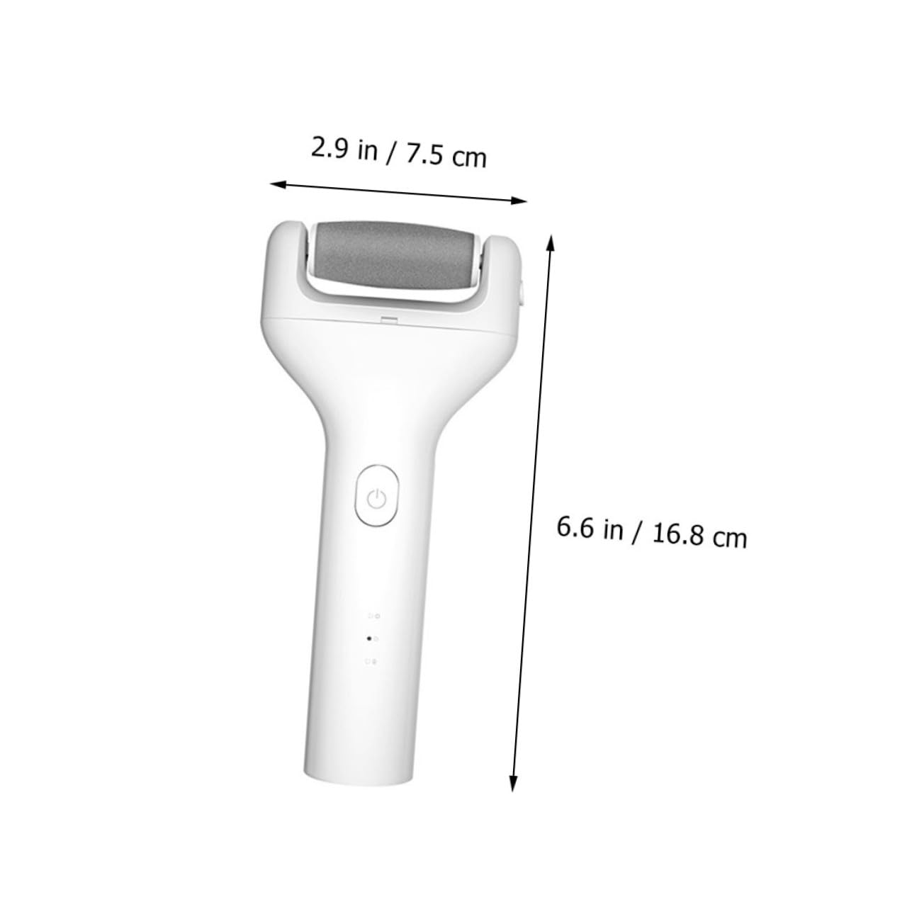 Didiseaon 1 Set pedicure portatile piccolo impermeabile feet dispositivo di rimozione tampone del piede smerigliatrice per piedi rimozione della smerigliatrice del AbS bianca