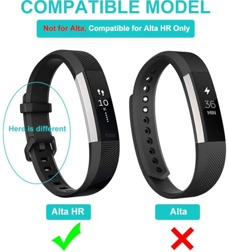 Image of Kissmart Fitbit Alta HR Charger 2 PCS (1.8ft & 3.3ft), Charging Cable Cord Repalcement Charger for Fitbit Alta HR (2 PCS - 1.8ft & 3.3ft)