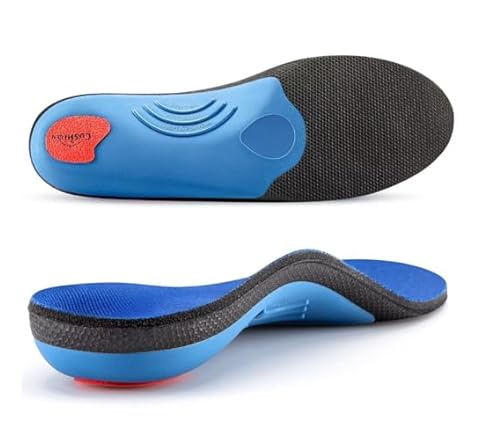 Comfort Arch Support inlegzolen, voetondersteunende orthopedische schoeninzet met demping voor plantaire fasciitis, hielpij…