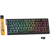 Amazon | ATTACK SHARK X68PRO HE ラピッドトリガー キーボード 高速