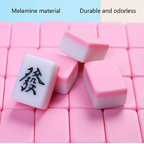 Juego de Mahjong Tradicional Mini Chino 144 Piezas miniatura 5