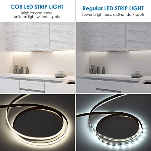 Tira Led PAUTIX COB 16.4ft 4000K Luz Blanca Regulable miniatura 4
