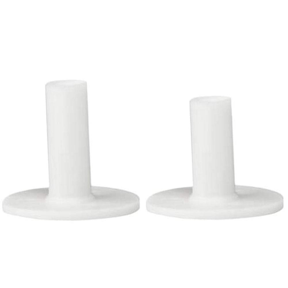 ADHG 2 Pcs Sport Rubber Golf Tees Holder Golf Tee Durable Golf Driving Range Tool For Indoor Outdoor Practice Mat Men Women use White 38mm and 50mm