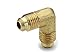Parker 155F-3 Union Elbow, 3/16 in, Flare, Brass