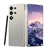 Huness Teléfono celular I25 Ultra desbloqueado, bolígrafo integrado, teléfono desbloqueado de 16 + 1 TB, batería Android 14 de 7000 mAh, pantalla HD de 6.99 pulgadas, teléfono inteligente 5G