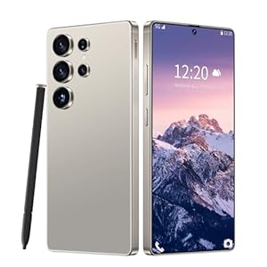 Huness Teléfono celular I25 Ultra desbloqueado, bolígrafo integrado, teléfono desbloqueado de 16 + 1 TB, batería Android 14 de 7000 mAh, pantalla HD de 6.99 pulgadas, teléfono inteligente 5G