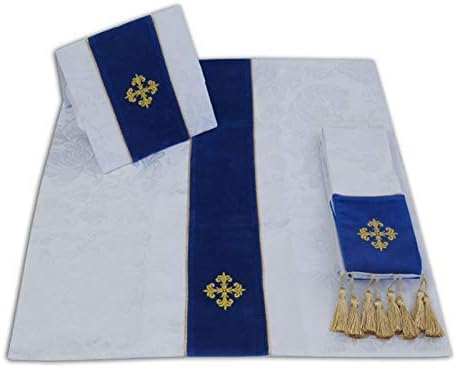 Burse, maniple and chalice veil set
