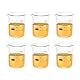 ULAB Scientific Glasbecher-Set, Vol. 100 ml, 3,3 Borosilikatgriffin, Niedrige Form mit Aufgedruckter Graduierung, 6er-Pack, UBG1014