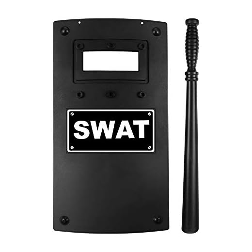 Toyvian 2 st polisskydd leksaker barn polis cosplay tillbehör poliser leksak rollspel skydd (sköld slumpmässig stil SWAT eller polis brev stil)