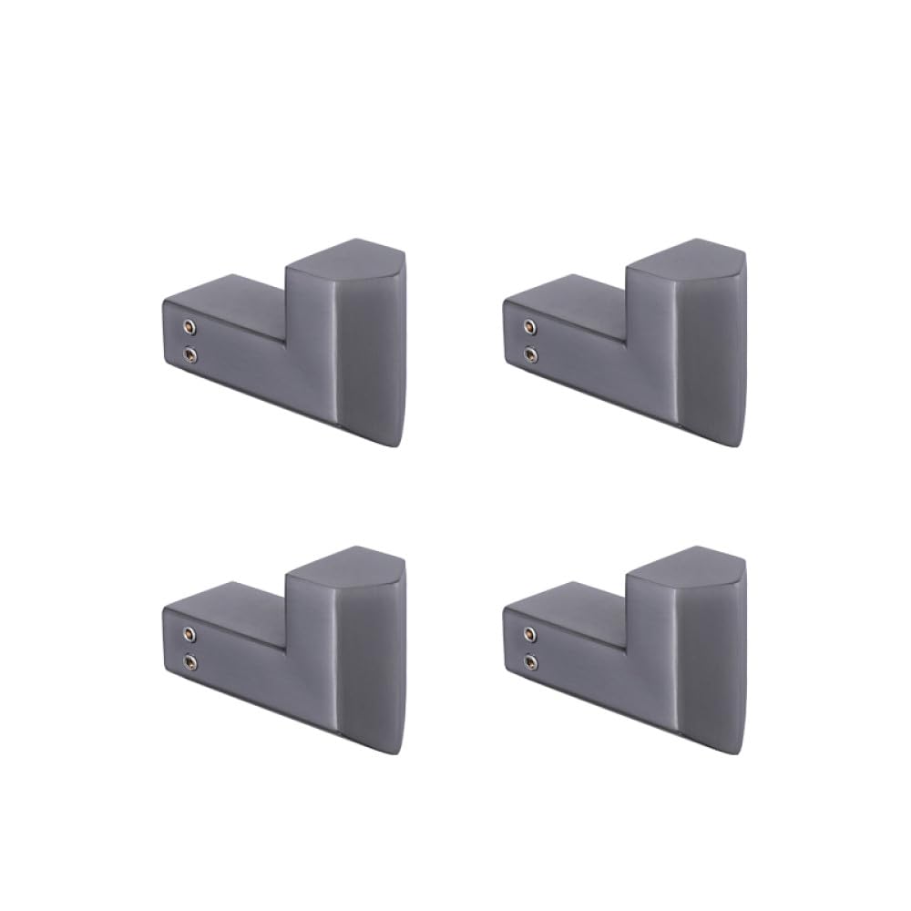 Matériel de salle de bain en acier inoxydable gris mat de luxe
