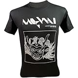 Round neck T-shirt Men\'s Mogwai Rock Band T Shirt Black L