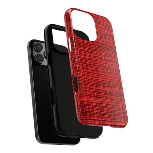 Coque iPhone 16 Pro Max écossais rouge : fini les rayures de l'écran - 3