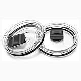 DEZIFORUS 2 Packs Replacement for Yeti 30 oz Tumbler Lid, Compatible with Yeti Coffee Cup (14 oz) Mug, Spill Proof Cup Lids Covers with Magnetic Slider Switch, BPA Free
