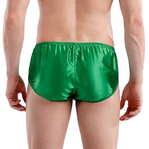 Mens Briefs Pure Silk Underwear Cooling Thongs Bulge Pouch Panty Breathable Bikini For Men3