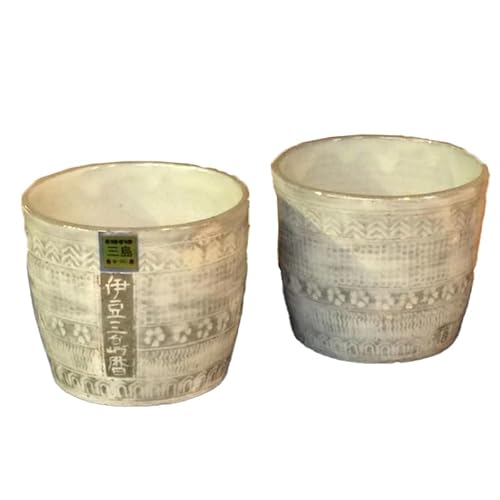 三島産 大房氏暦手 蕎麦猪口 ペアー 口径8cm・高さ7cm 静岡県 三島市
