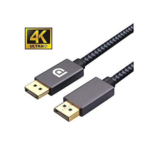 Silkland DisplayPort Cable 144Hz/6ft, Support 4K@60Hz, 2K@144Hz, 2K@165Hz, 3D, Compatible with FreeSync