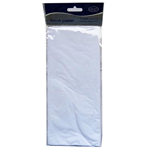 Tissue Paper - WHITE - 5 sheets