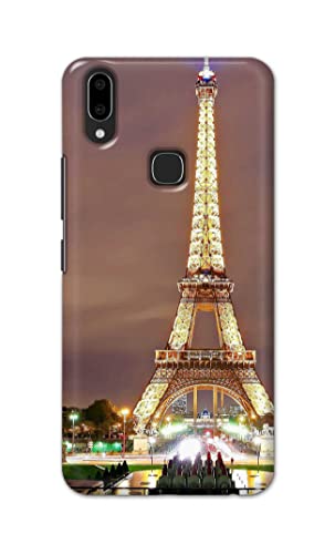 Image of PRINTFIDAA Lovers Famous Place Eiffel Tower in Paris Printed Designer Hard Case for Vivo V9 / V9 Youth /Vivo Y85 / Vivo Z1 / Z1i / Z3x / Z1 Lite / Y89 Back Cover -(e) RPM1009