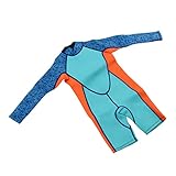 [Protección] El traje de neopreno para niños protege a los niños de los rayos nocivos y garantiza una mayor calidez durante períodos prolongados de buceo y snorkel.