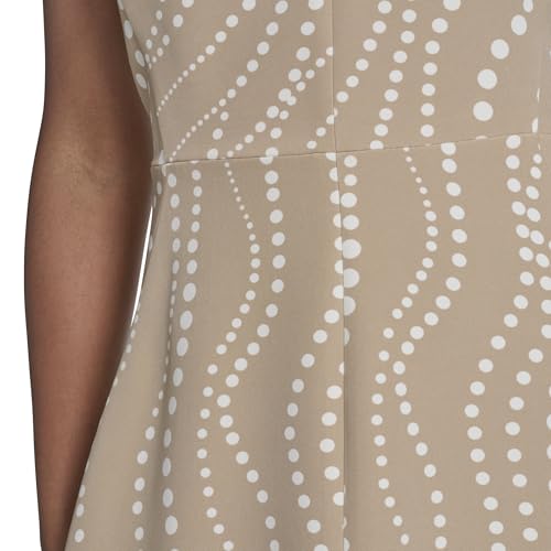 Image of Tommy Hilfiger Women's Sleeveless V-Neck A-line Midi Dress