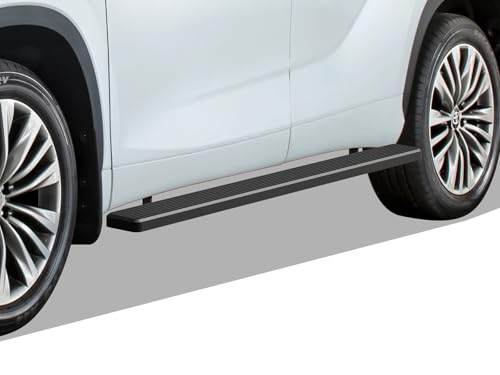 Estribos laterales 6 pulgadas negro mate Toyota Highlander miniatura 1
