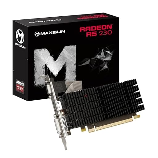 maxsun Tarjeta gráfica para computadora AMD R5 230, 2G GDDR3, HDMI, VGA, DVI, tarjeta de video ITX SFF, GPU lista para perfil bajo | Ya disponible en tu tienda friki favorita! En mundofriki.es!